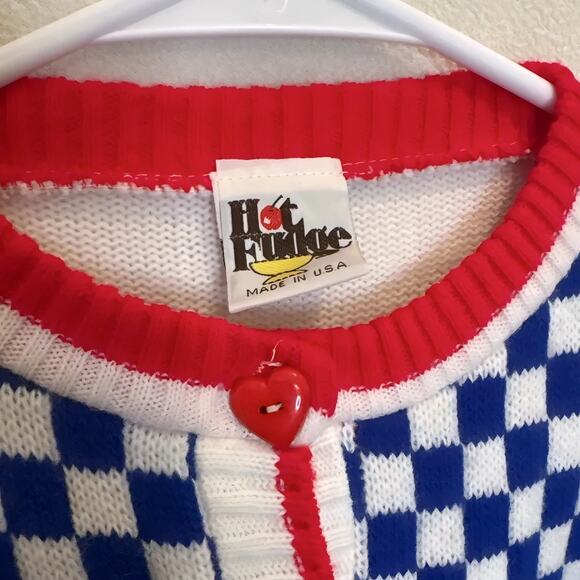 Vintage Hot cardigan - Pinkie ABC 123 Knit – Youth XS – NWT - Picture 2 of 6